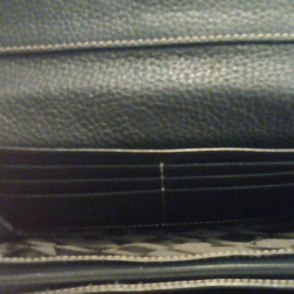 Furla Black Textured Leather Wallet EUC No Callouts - Picture 6 of 8